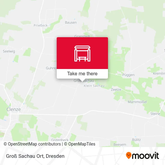 Карта Groß Sachau Ort