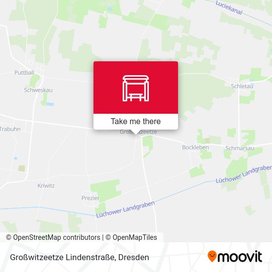 Карта Großwitzeetze Lindenstraße