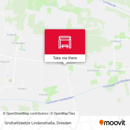 Карта Großwitzeetze Lindenstraße
