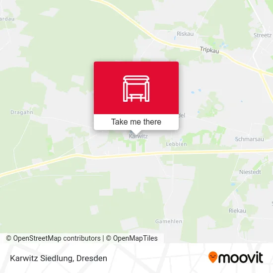 Карта Karwitz Siedlung