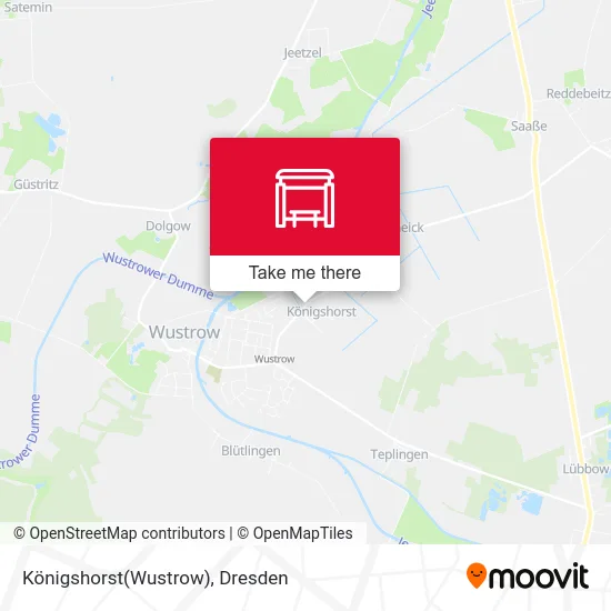 Карта Königshorst(Wustrow)