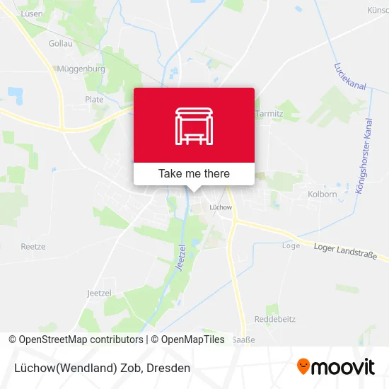 Карта Lüchow(Wendland) Zob