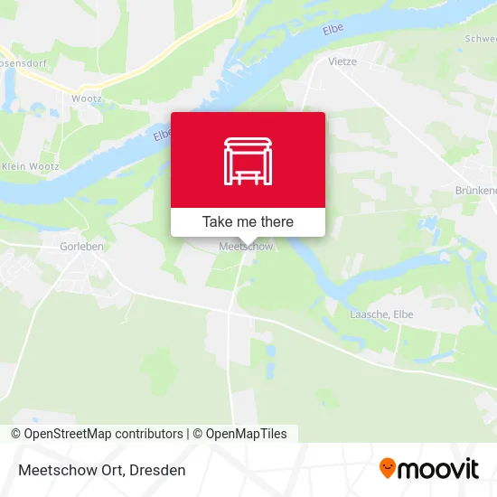 Карта Meetschow Ort