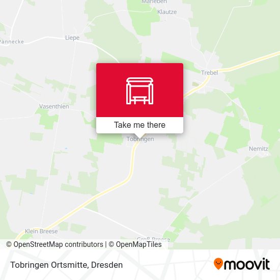 Карта Tobringen Ortsmitte