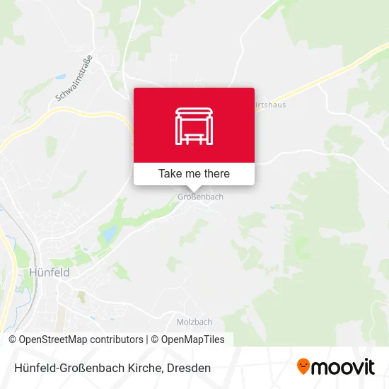 Карта Hünfeld-Großenbach Kirche