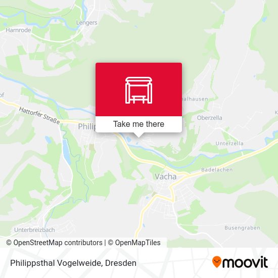 Карта Philippsthal Vogelweide