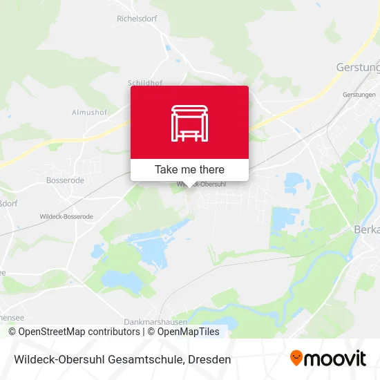 Карта Wildeck-Obersuhl Gesamtschule