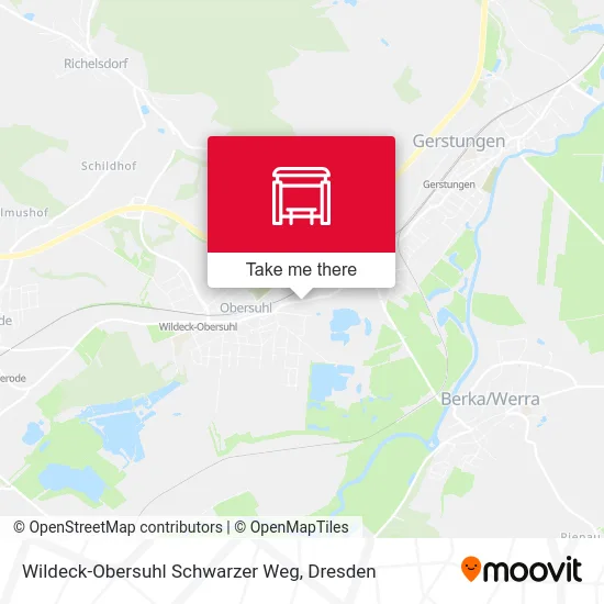 Карта Wildeck-Obersuhl Schwarzer Weg