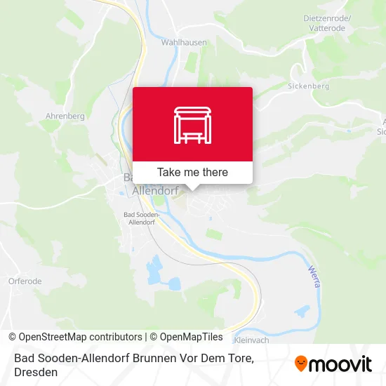 Карта Bad Sooden-Allendorf Brunnen Vor Dem Tore