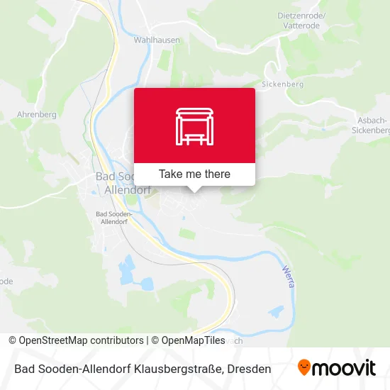 Карта Bad Sooden-Allendorf Klausbergstraße