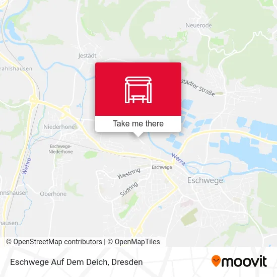 Карта Eschwege Auf Dem Deich