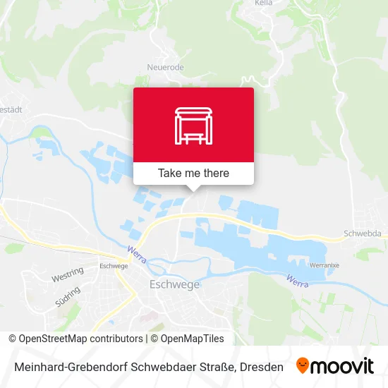 Карта Meinhard-Grebendorf Schwebdaer Straße