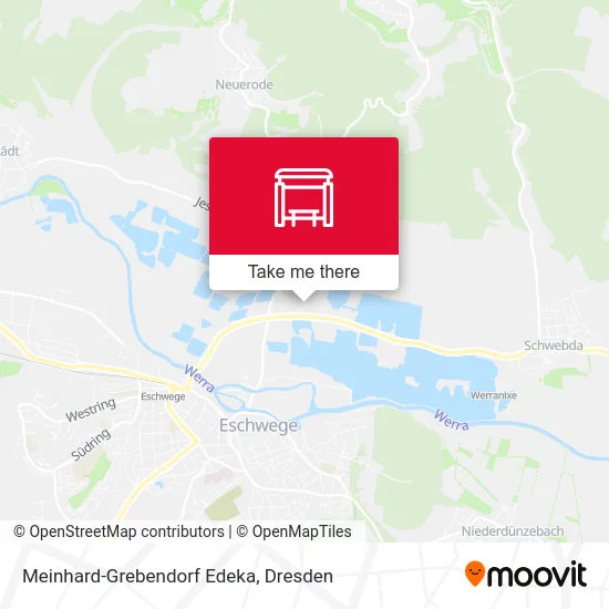 Карта Meinhard-Grebendorf Edeka