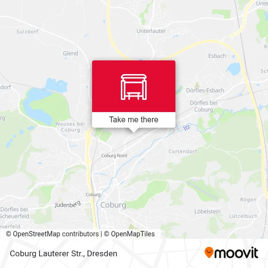 Coburg Lauterer Str. map