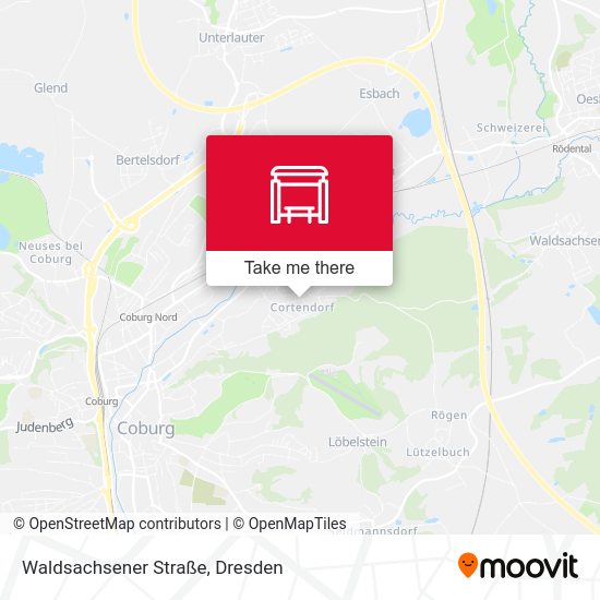 Карта Waldsachsener Straße