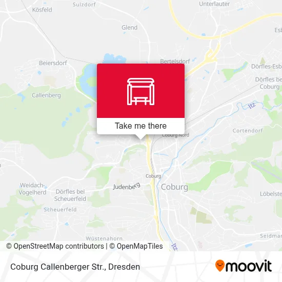 Coburg Callenberger Str. map