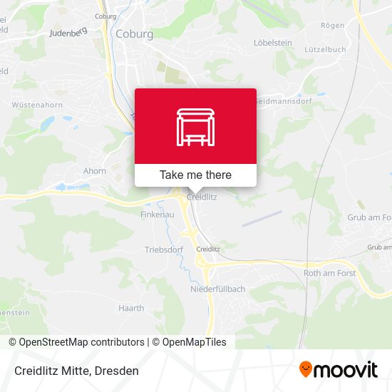 Карта Creidlitz Mitte
