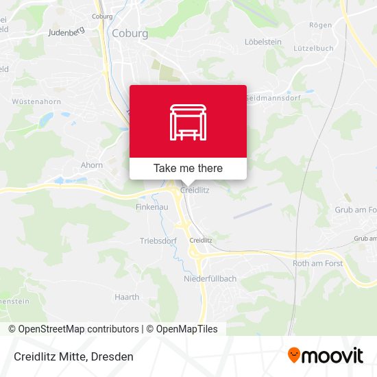 Карта Creidlitz Mitte