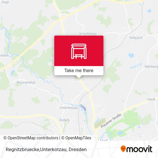 Карта Regnitzbruecke,Unterkotzau