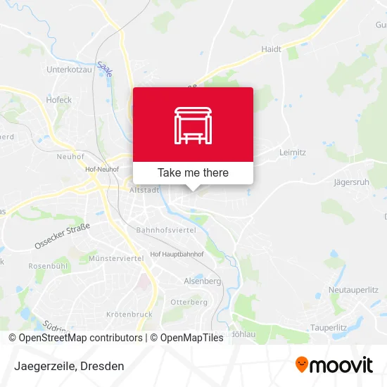 Карта Jaegerzeile