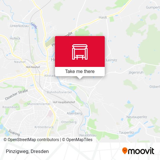 Карта Pinzigweg