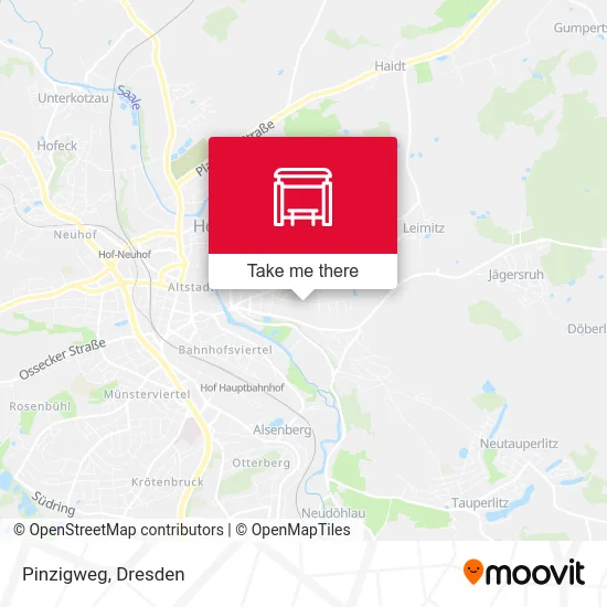 Карта Pinzigweg
