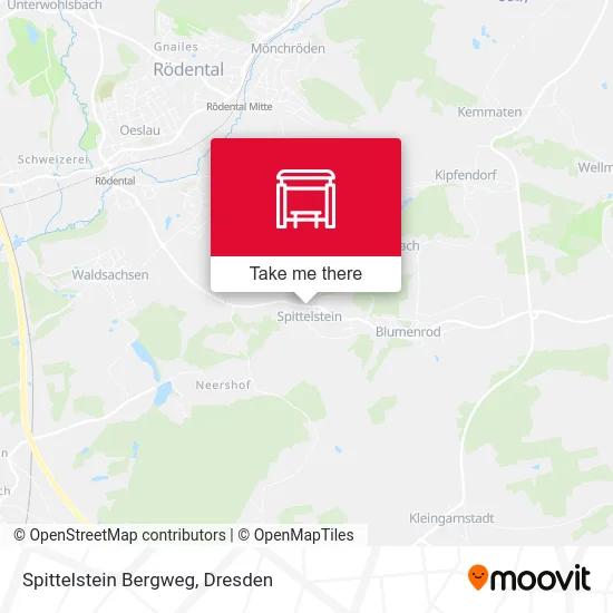 Карта Spittelstein Bergweg