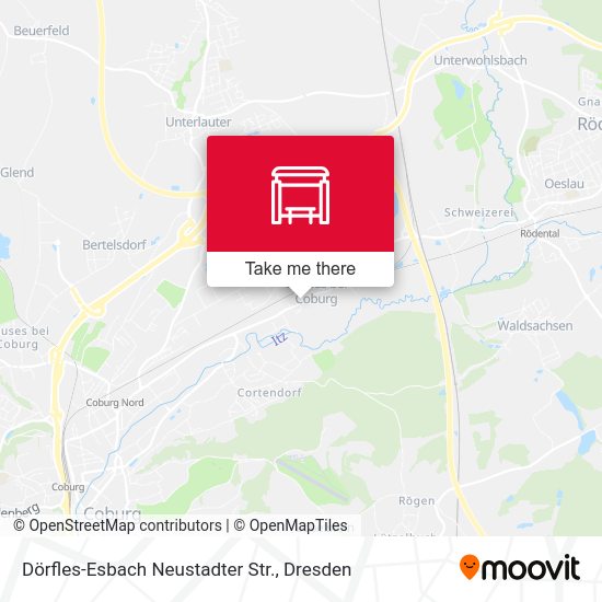 Карта Dörfles-Esbach Neustadter Str.