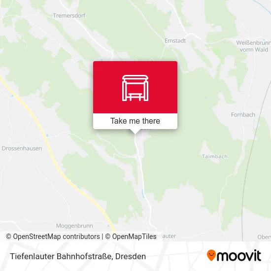 Tiefenlauter Bahnhofstraße map