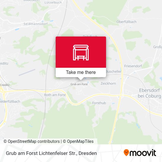Карта Grub am Forst Lichtenfelser Str.