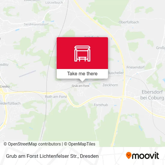Карта Grub am Forst Lichtenfelser Str.