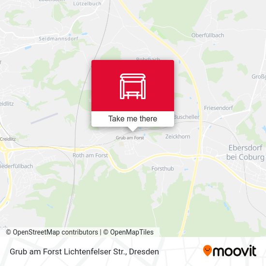 Карта Grub am Forst Lichtenfelser Str.