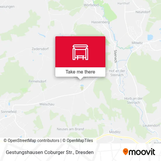 Карта Gestungshausen Coburger Str.