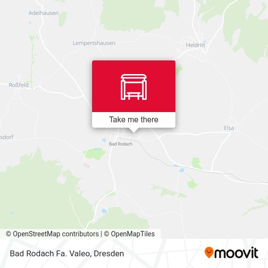 Карта Bad Rodach Fa. Valeo