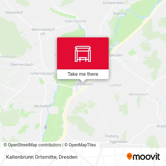 Kaltenbrunn Ortsmitte map