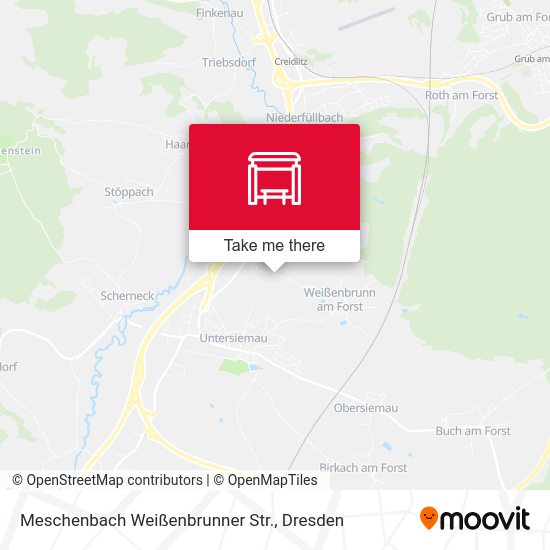 Карта Meschenbach Weißenbrunner Str.