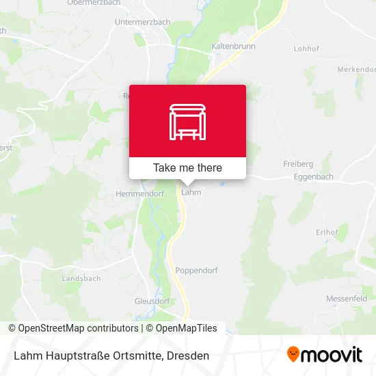 Карта Lahm Hauptstraße Ortsmitte