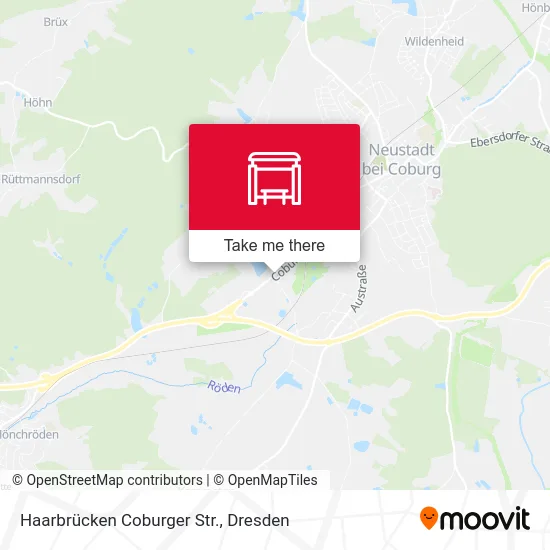 Карта Haarbrücken Coburger Str.