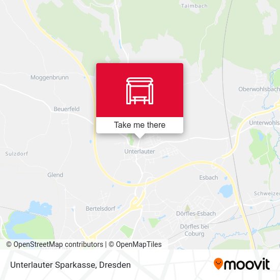 Карта Unterlauter Sparkasse