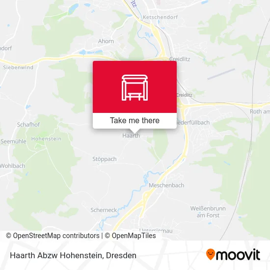 Карта Haarth Abzw Hohenstein