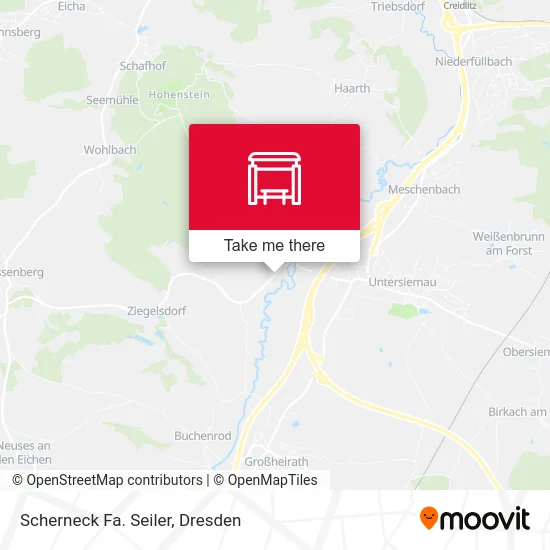 Карта Scherneck Fa. Seiler