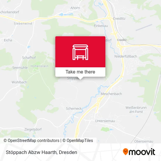 Карта Stöppach Abzw Haarth