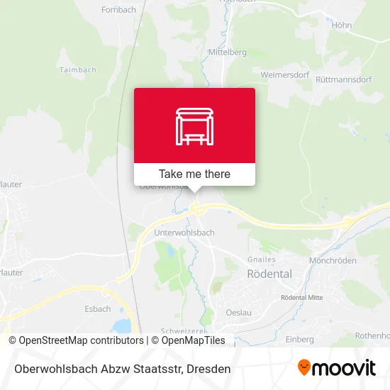Карта Oberwohlsbach Abzw Staatsstr