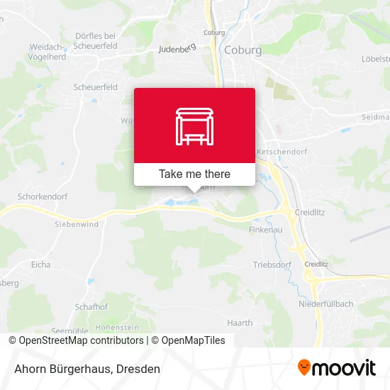 Карта Ahorn Bürgerhaus