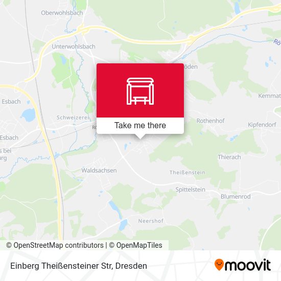 Карта Einberg Theißensteiner Str