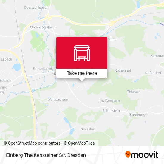 Карта Einberg Theißensteiner Str