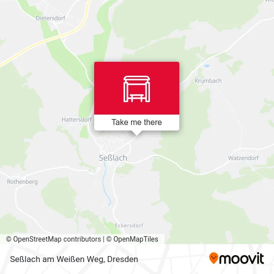 Карта Seßlach am Weißen Weg