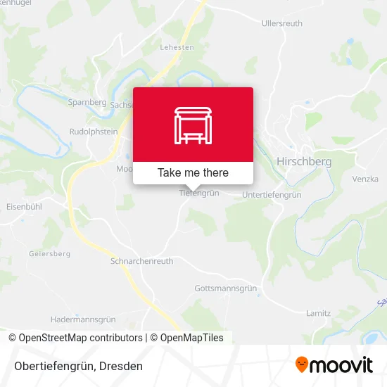 Карта Obertiefengrün