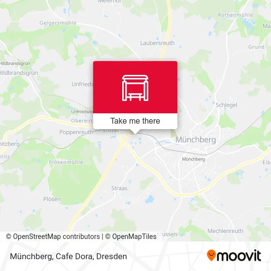 Карта Münchberg, Cafe Dora
