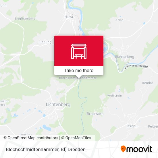 Карта Blechschmidtenhammer, Bf